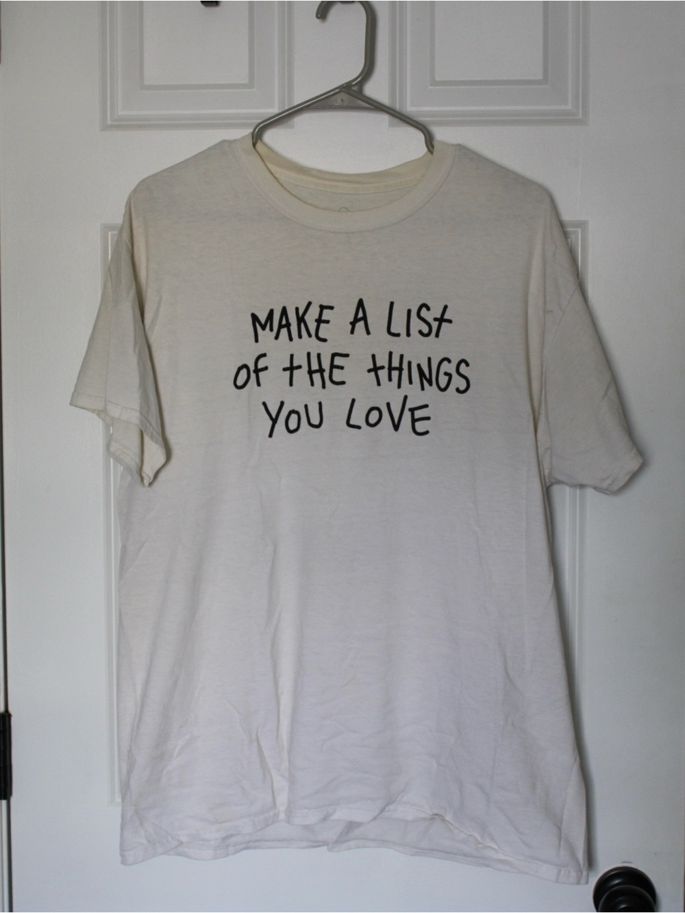 LONELY GHOST "Make a List of the Things you Love" T-shirt